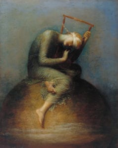 Jungian perspective on Anxiety and Depression: painting George Frederick Watts - Hope